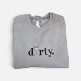 Dirty Martini Embroidered Crew Neck Sweatshirt