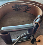 Dear Husband Leather Belt