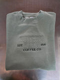 Witches Brew Coffee Co Embroidered Crew Neck Sweatshirt