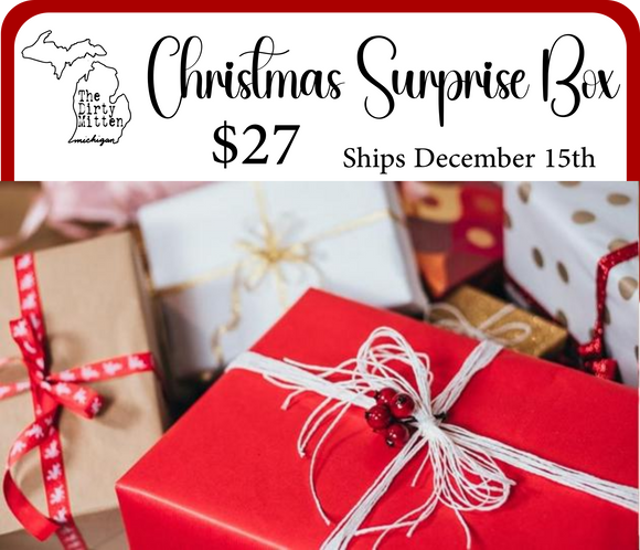 Dirty Mitten Christmas Surprise Gift box