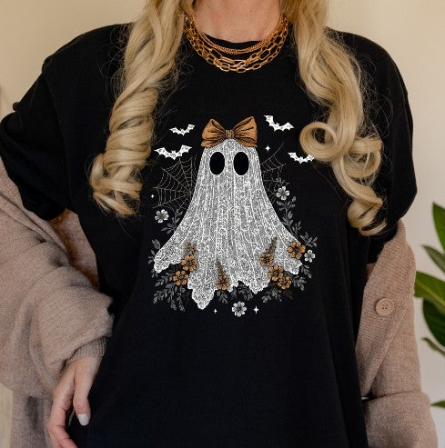 Cutesy Lace Ghost Tee/Hoodie/Sweatshirt
