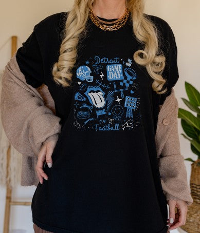 Detroit Gameday Tee/Hoodie/Sweatshirt (Copy)