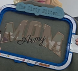 Military Mom Applique Sweatshirt (Custom)