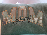 Military Mom Applique Sweatshirt (Custom)