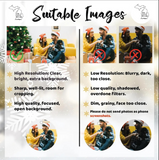 Custom Photo Ceramic Ornament