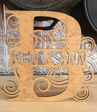 Laser Cut Wood Monogram